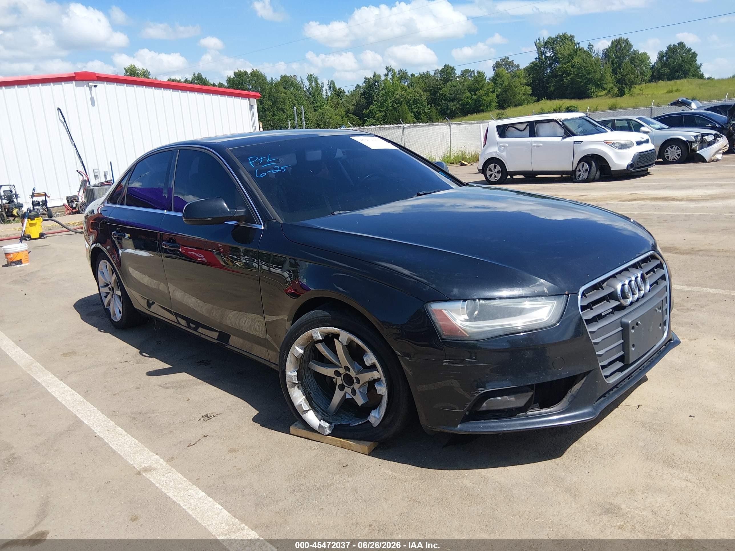 2013 Audi A4 2.0t Premium Black vin: WAUBFAFL4DN028405