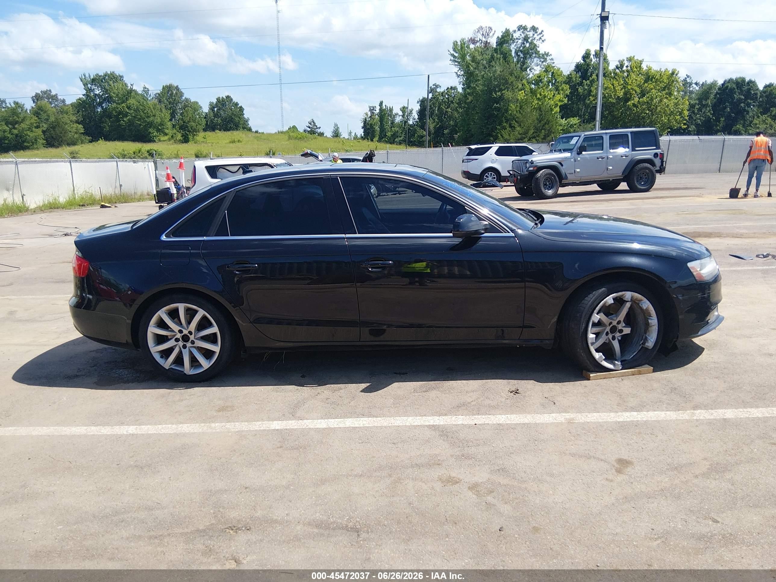 2013 Audi A4 2.0t Premium Black vin: WAUBFAFL4DN028405