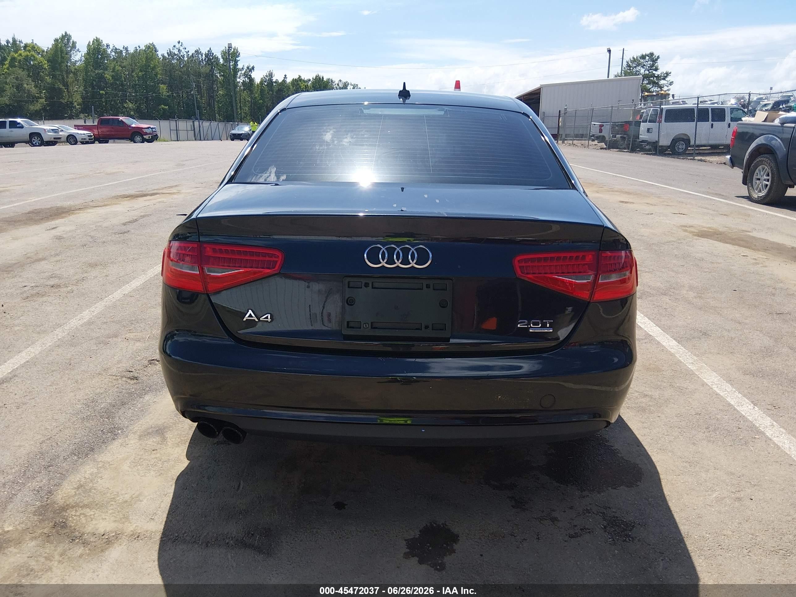 2013 Audi A4 2.0t Premium Black vin: WAUBFAFL4DN028405