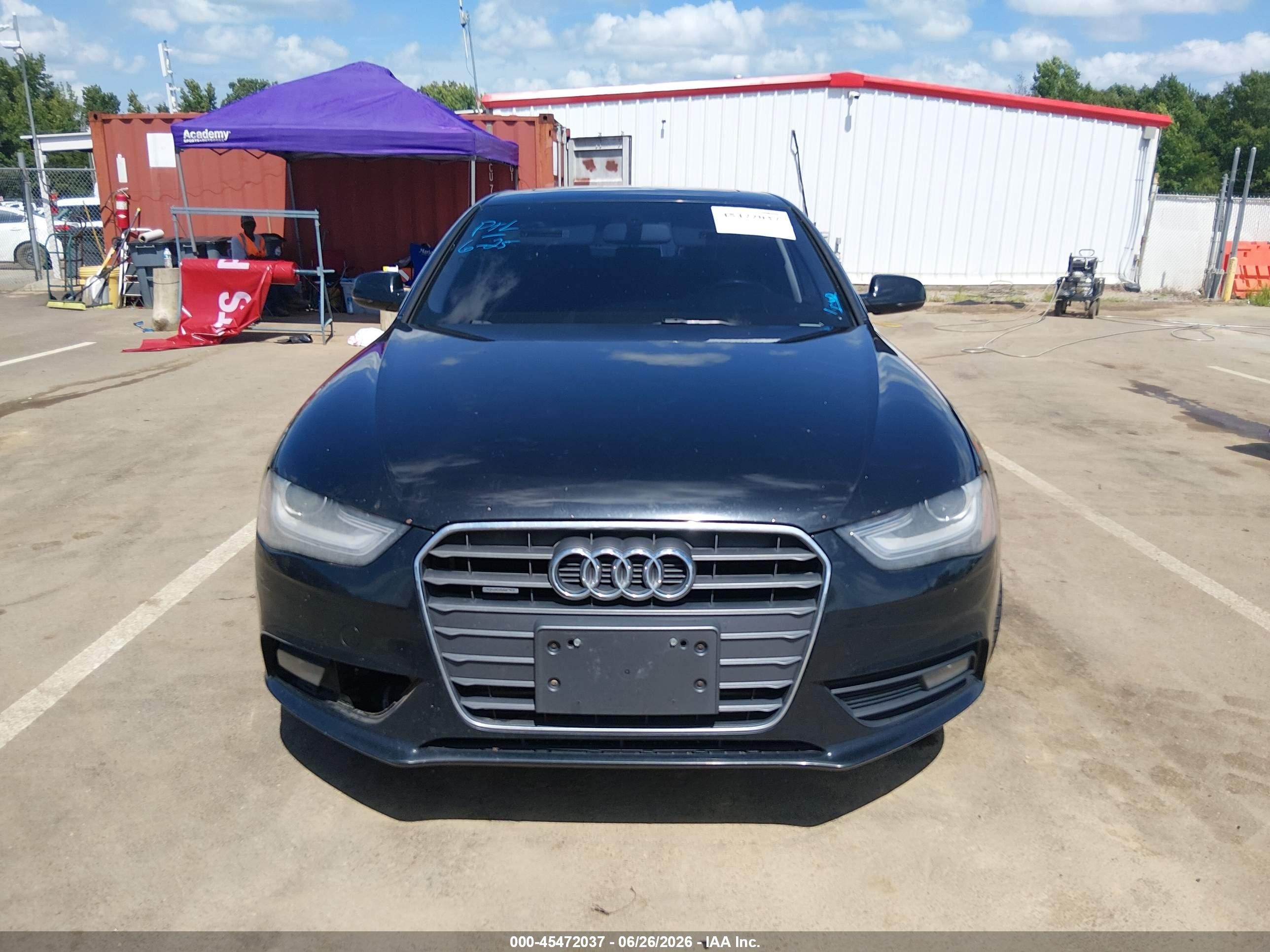 2013 Audi A4 2.0t Premium Black vin: WAUBFAFL4DN028405
