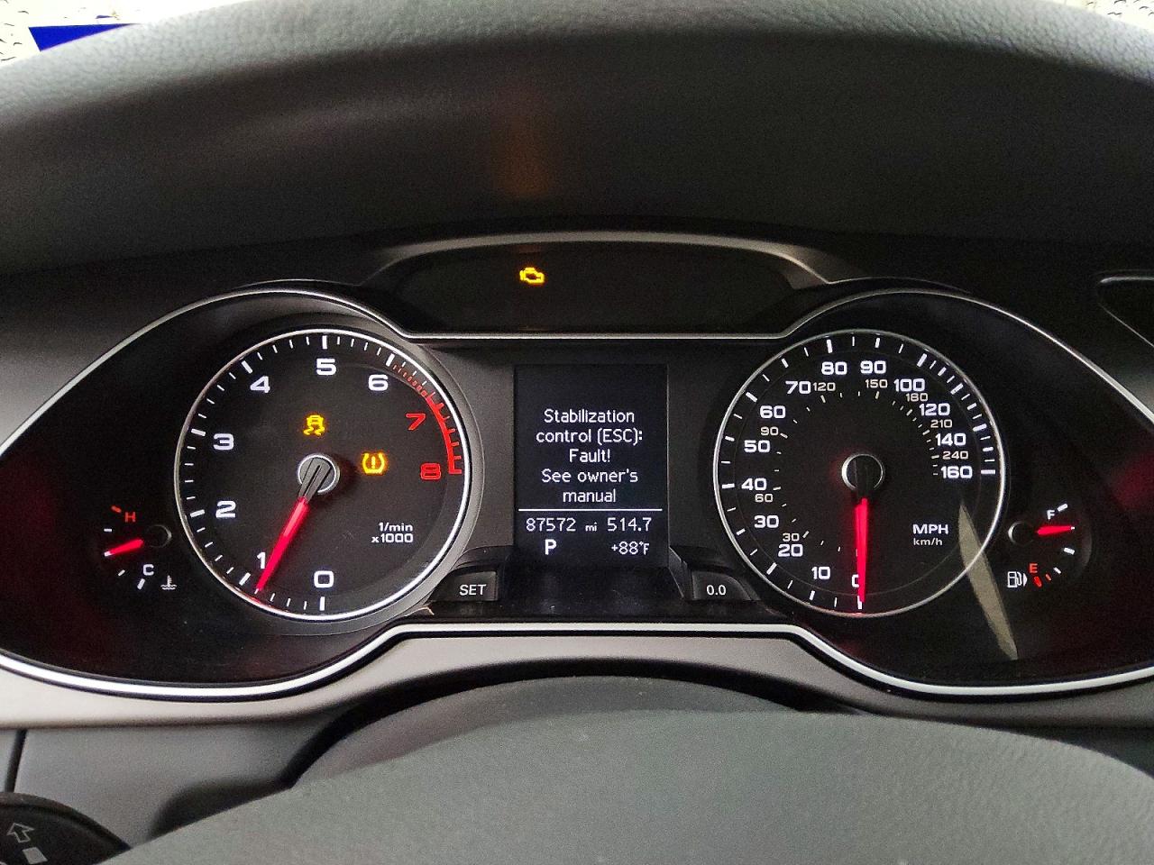 2013 Audi A4 Premium Gray vin: WAUBFAFL4DN030722