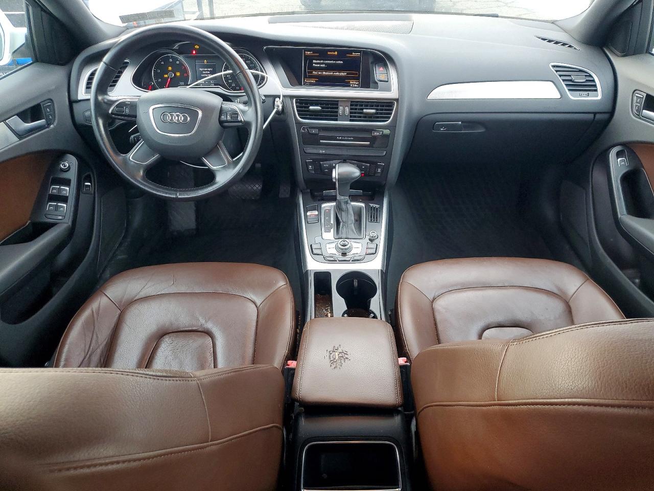 2014 Audi A4 Premium White vin: WAUBFAFL4EA063471