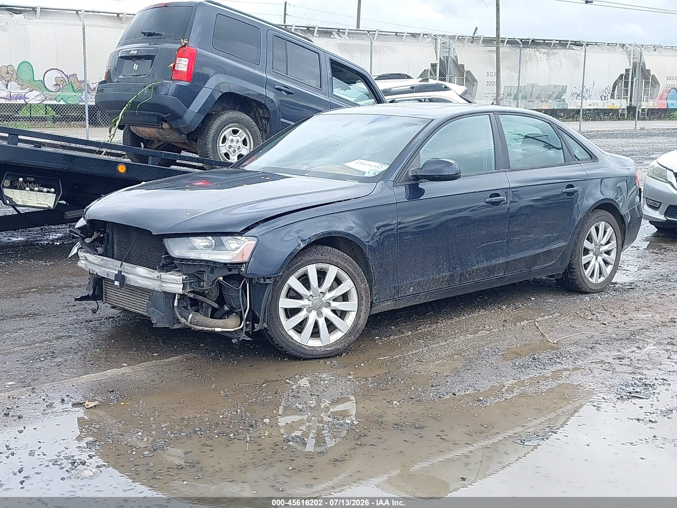2014 Audi A4 2.0t Premium Black vin: WAUBFAFL4EN004686