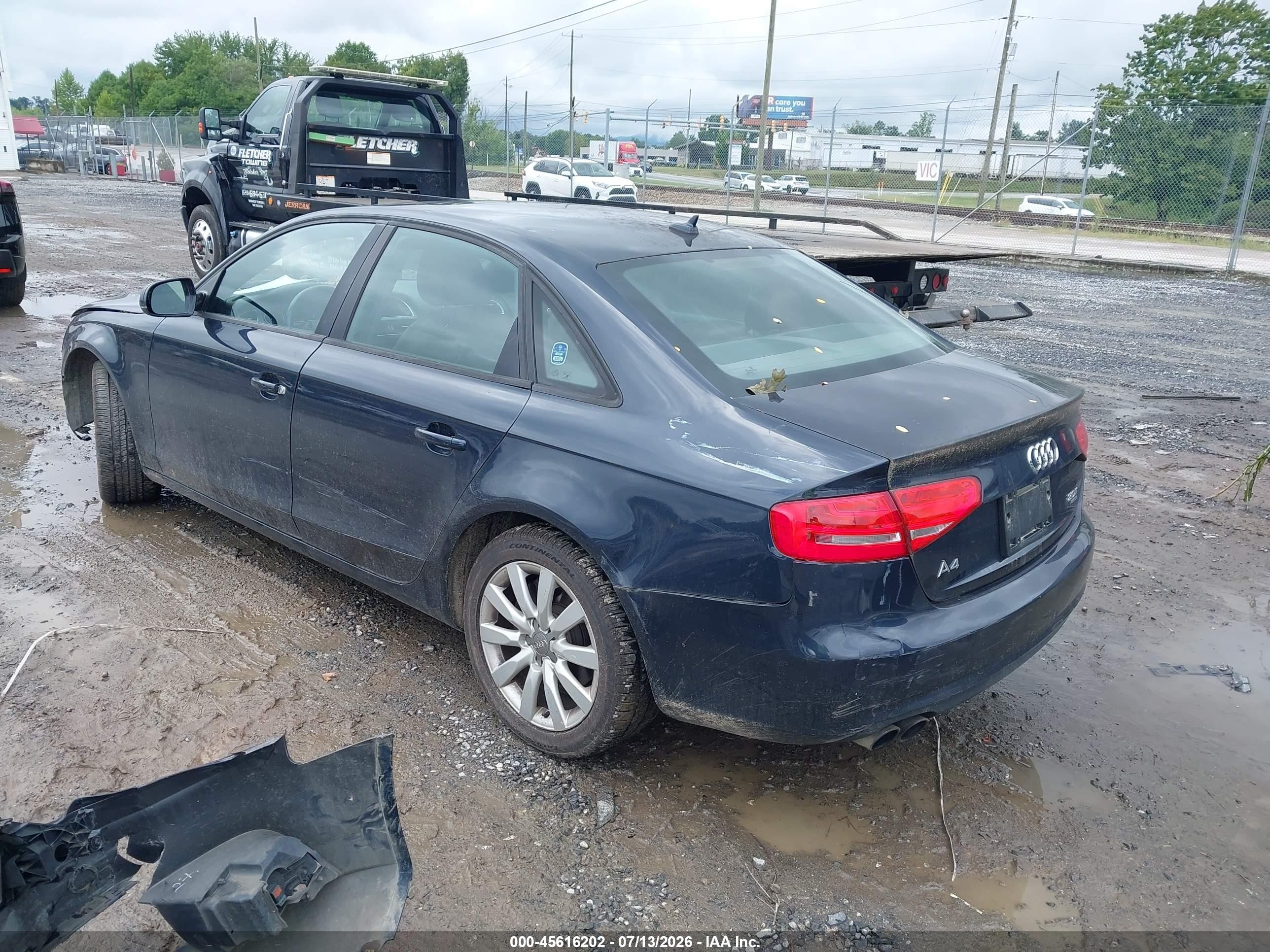 2014 Audi A4 2.0t Premium Black vin: WAUBFAFL4EN004686