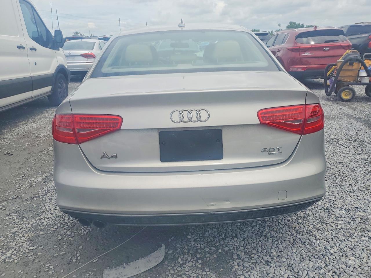 2014 Audi A4 Premium Silver vin: WAUBFAFL4EN017969