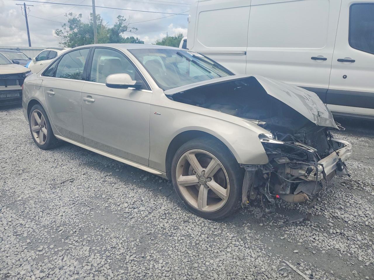 2014 Audi A4 Premium Silver vin: WAUBFAFL4EN017969