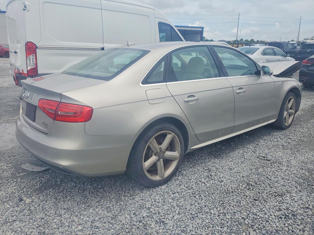 2014 Audi A4 Premium Silver vin: WAUBFAFL4EN017969