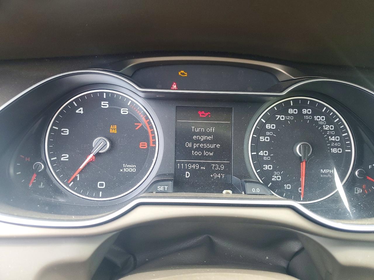 2014 Audi A4 Premium Silver vin: WAUBFAFL4EN017969