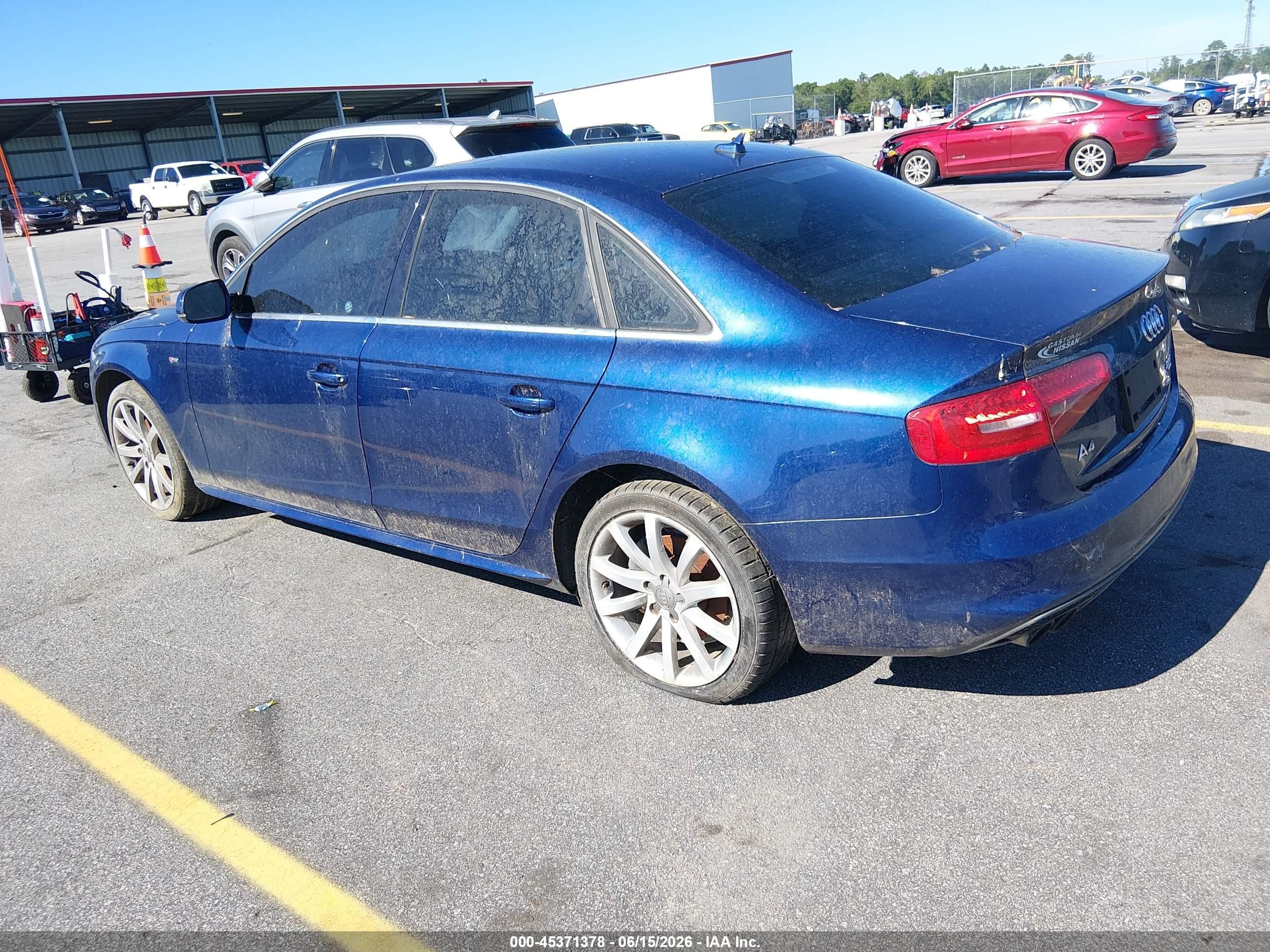 2014 Audi A4 2.0t Premium Blue vin: WAUBFAFL4EN019186