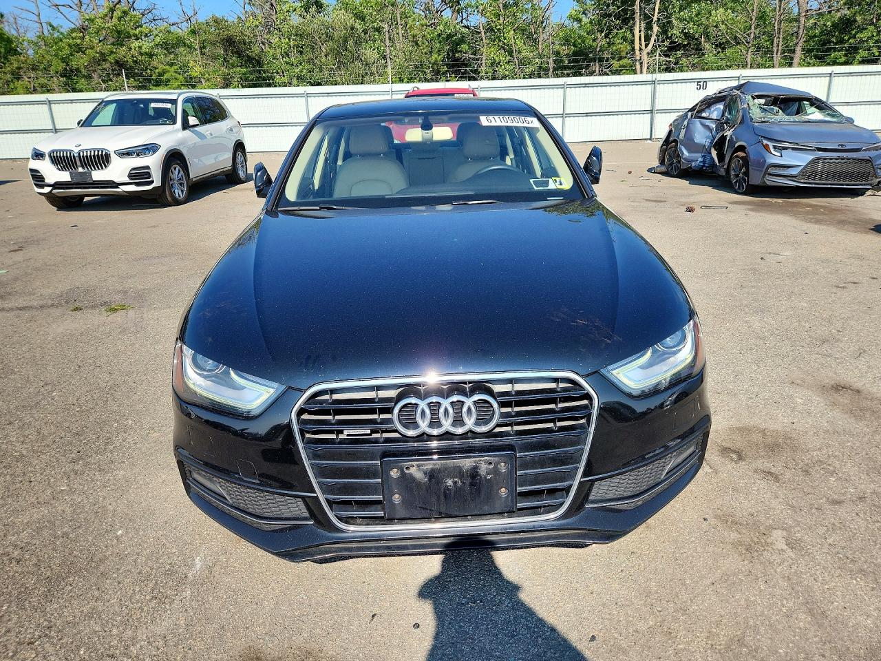 2014 Audi A4 Premium Black vin: WAUBFAFL4EN024808