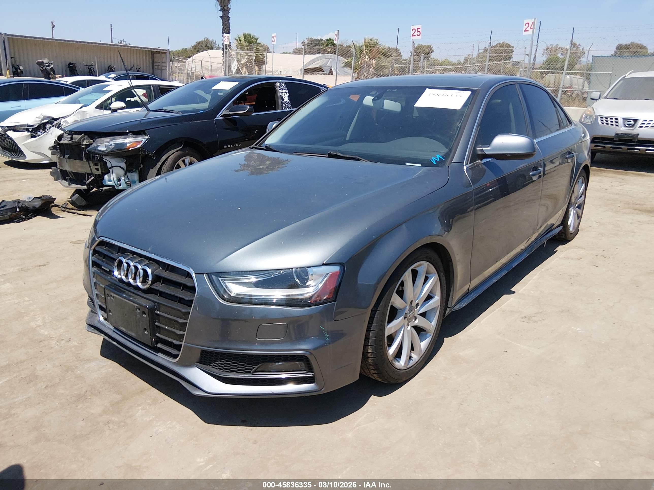 2014 Audi A4 2.0t Premium Gray vin: WAUBFAFL4EN033914