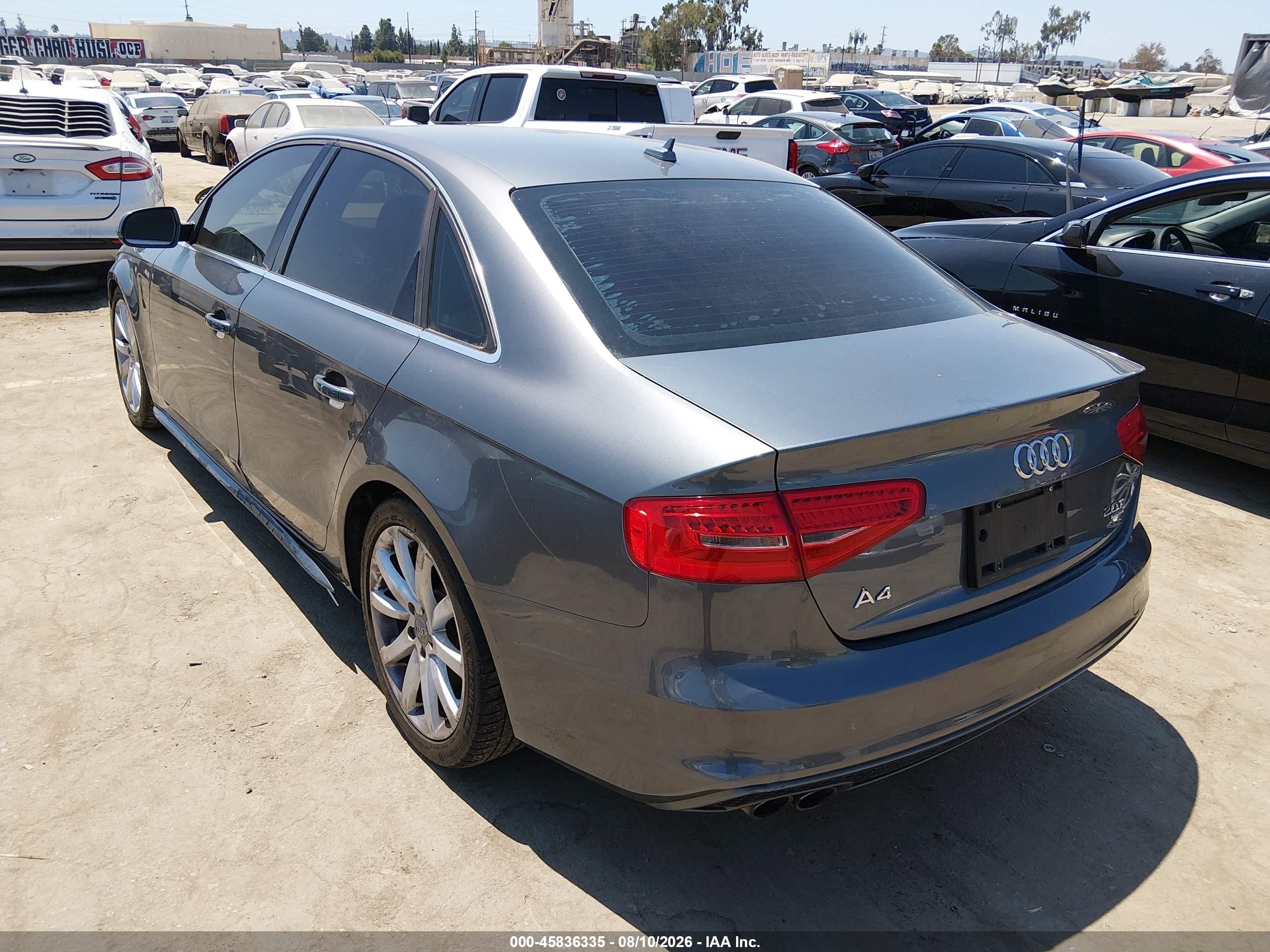 2014 Audi A4 2.0t Premium Gray vin: WAUBFAFL4EN033914