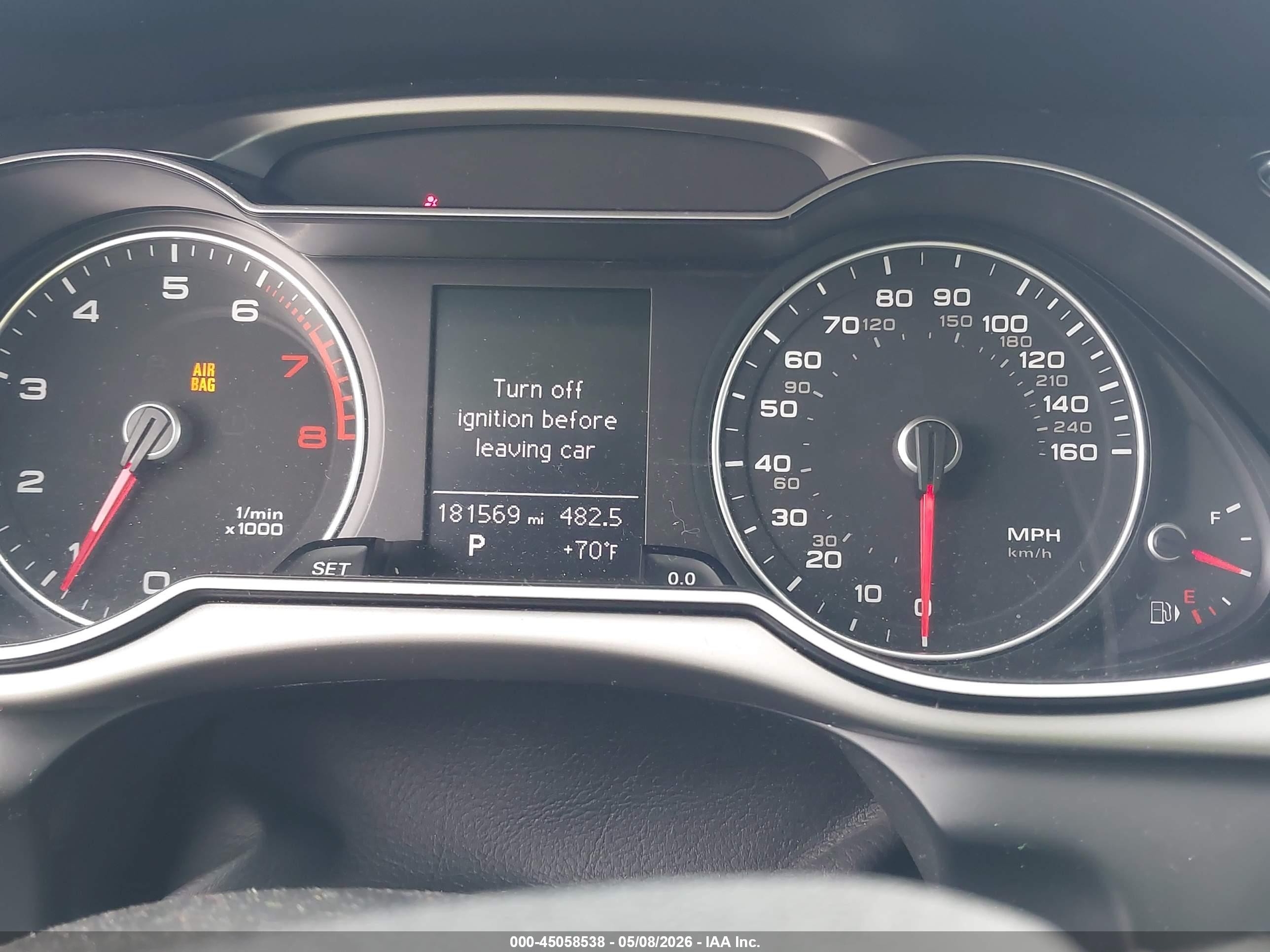2015 Audi A4 2.0t Premium White vin: WAUBFAFL4FN006262