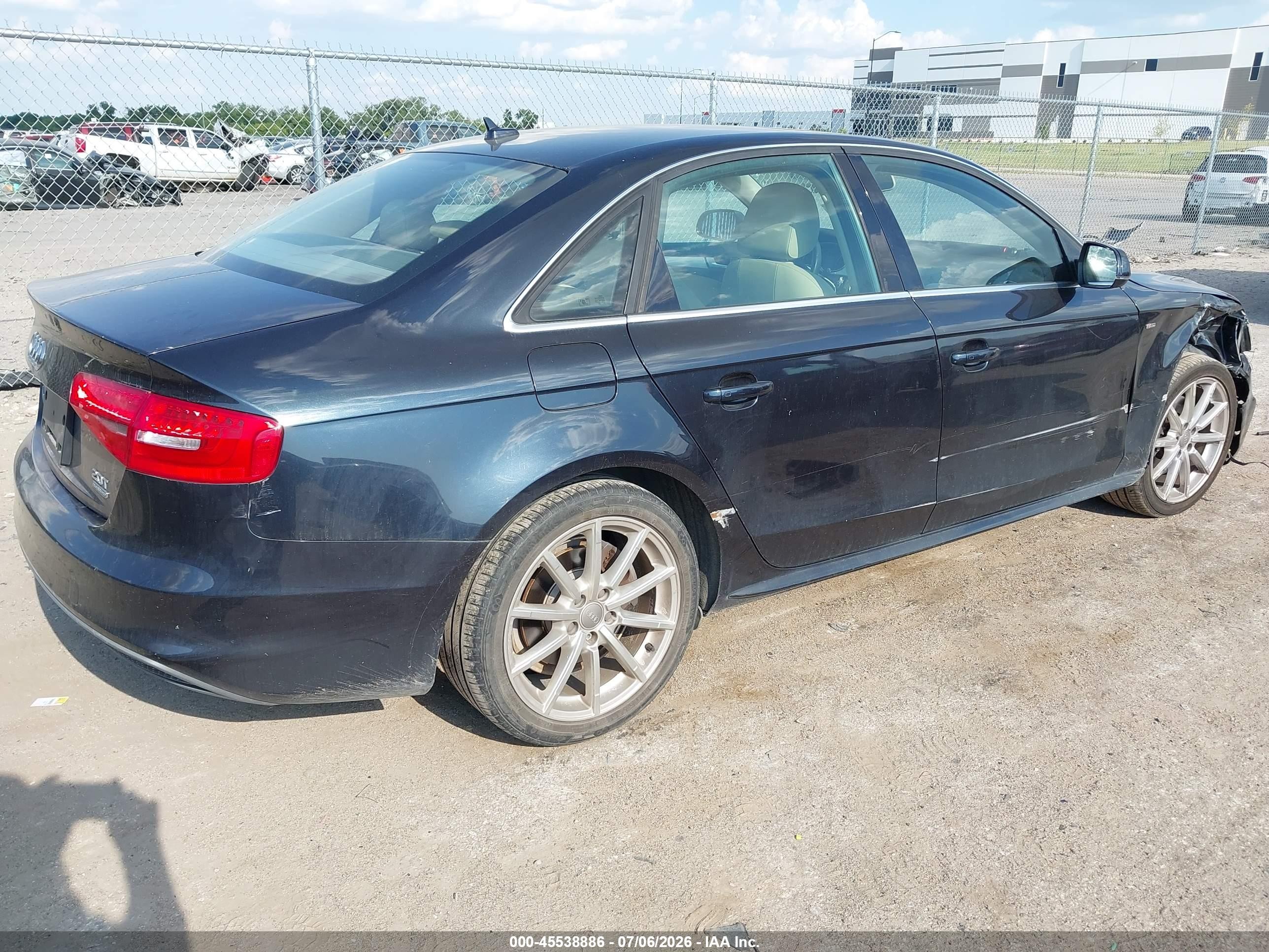 2015 Audi A4 2.0t Premium Black vin: WAUBFAFL4FN036295