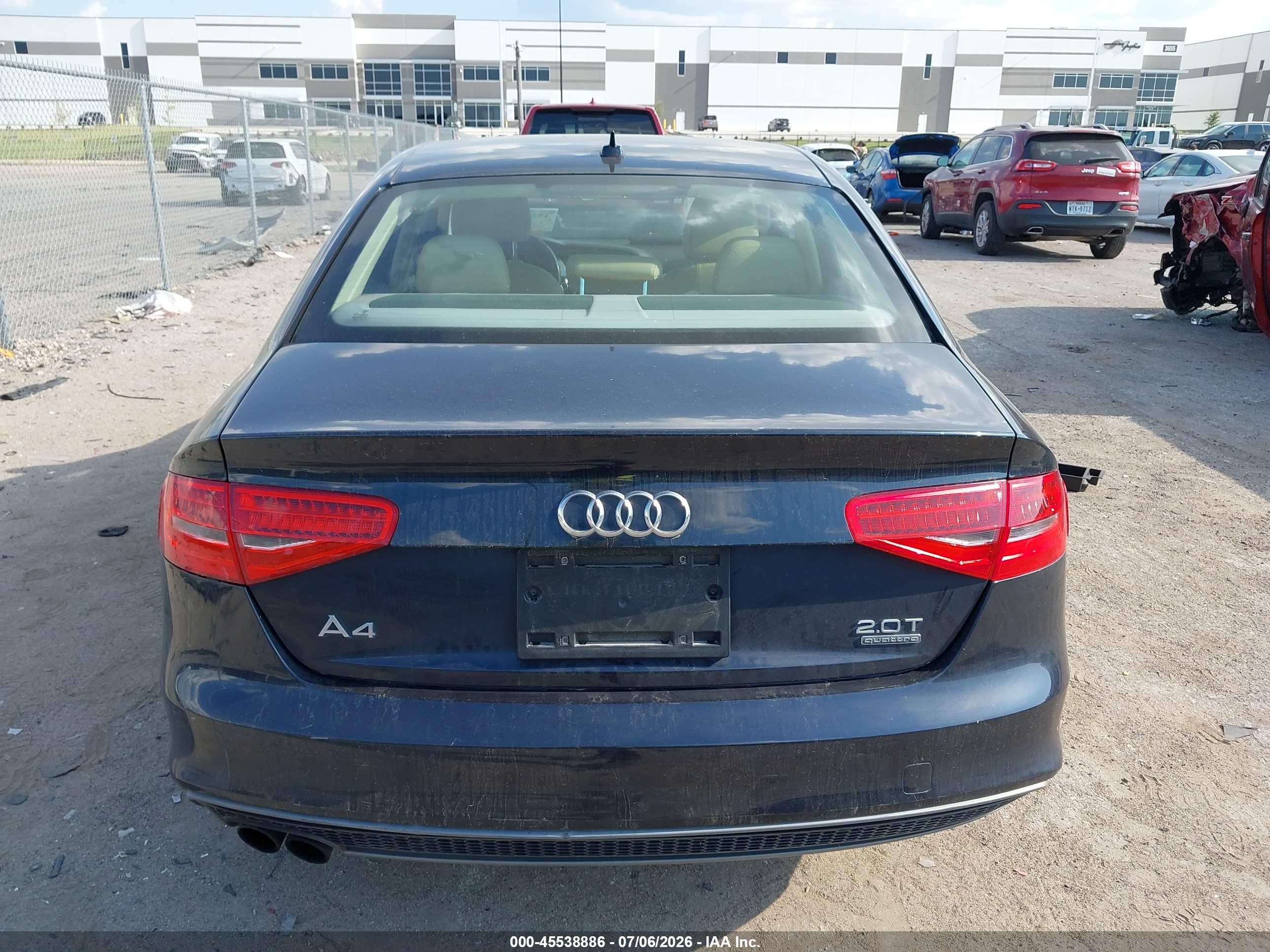 2015 Audi A4 2.0t Premium Black vin: WAUBFAFL4FN036295