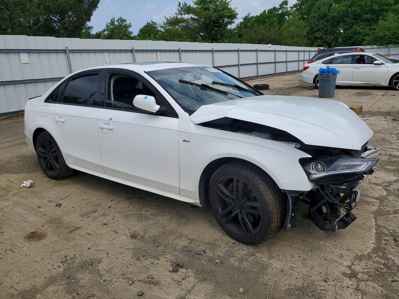 2016 Audi A4 Premium S-line White vin: WAUBFAFL4GN016324