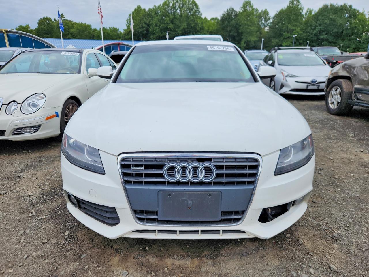 2010 Audi A4 Premium White vin: WAUBFAFL5AN035682