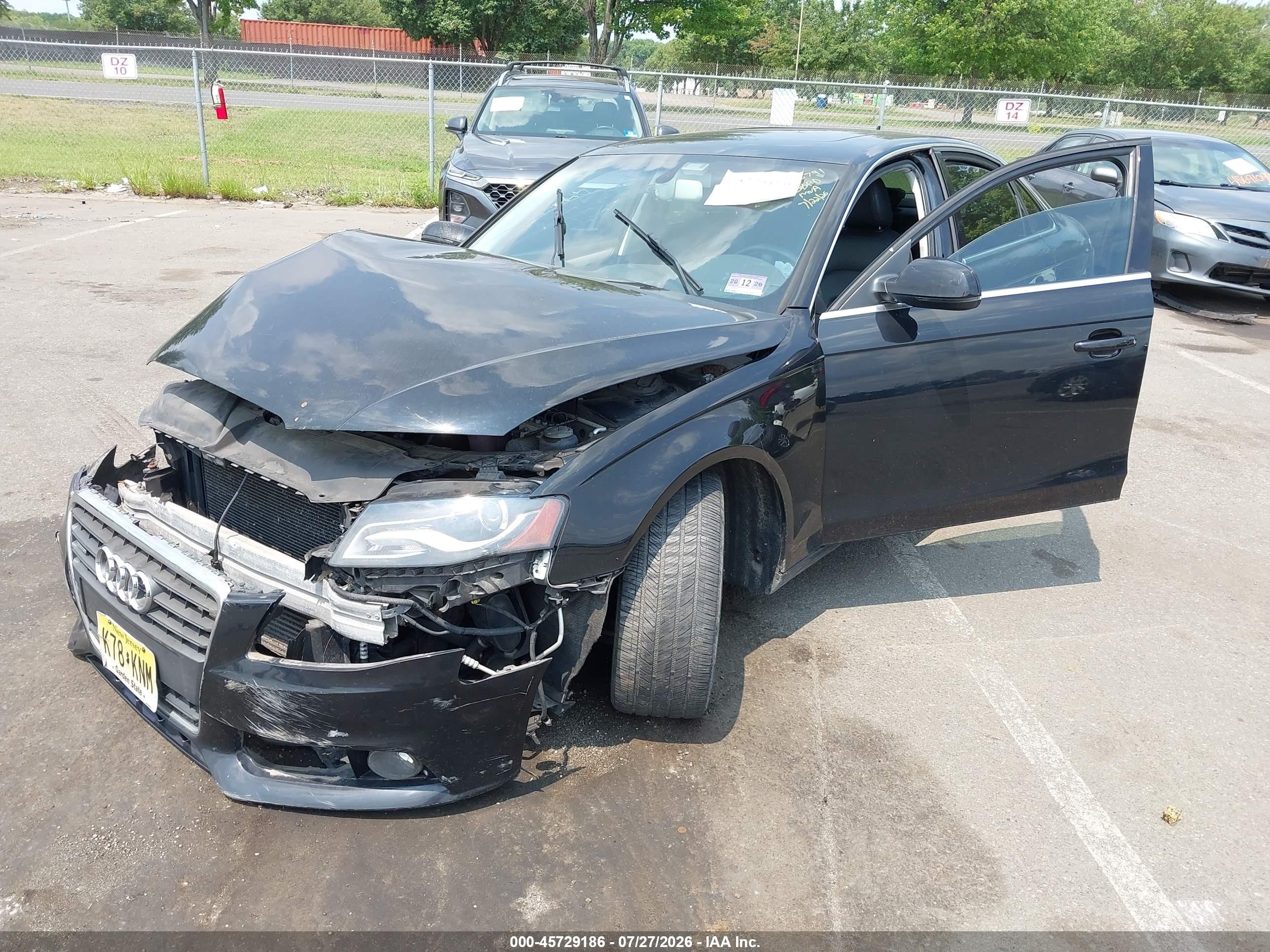 2012 Audi A4 2.0t Premium Black vin: WAUBFAFL5CN015273