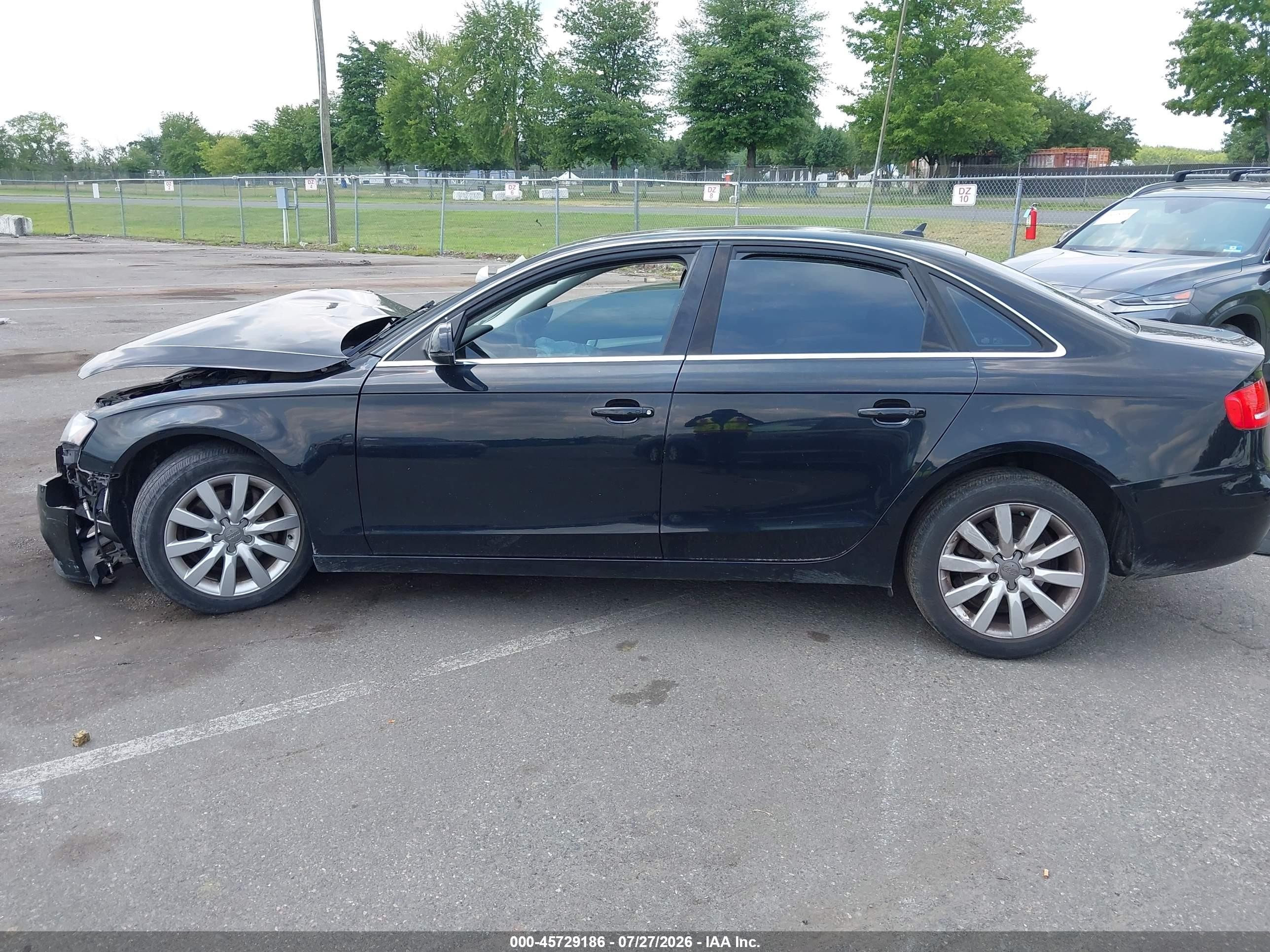 2012 Audi A4 2.0t Premium Black vin: WAUBFAFL5CN015273