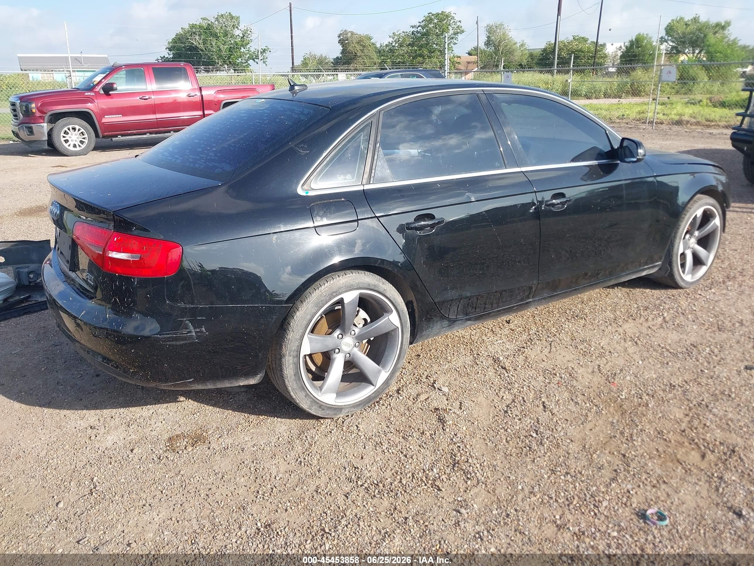 2013 Audi A4 2.0t Premium Black vin: WAUBFAFL5DN005652