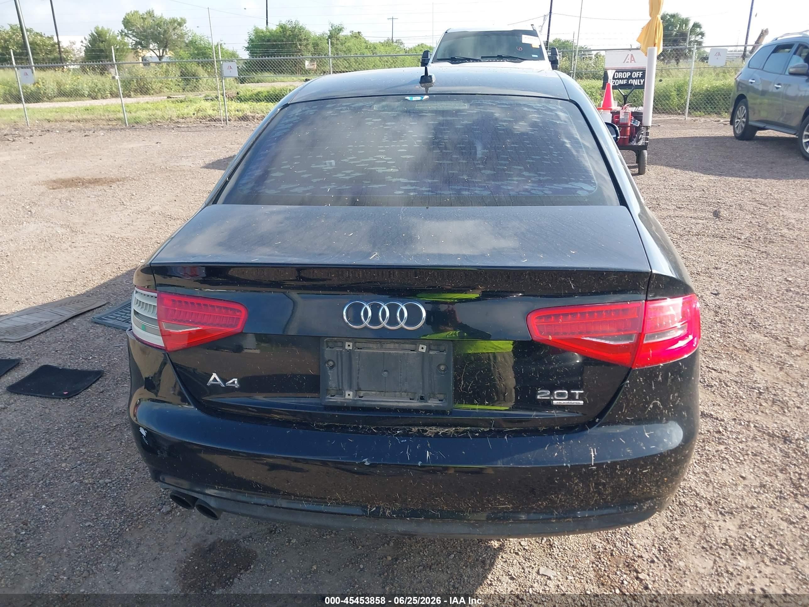 2013 Audi A4 2.0t Premium Black vin: WAUBFAFL5DN005652