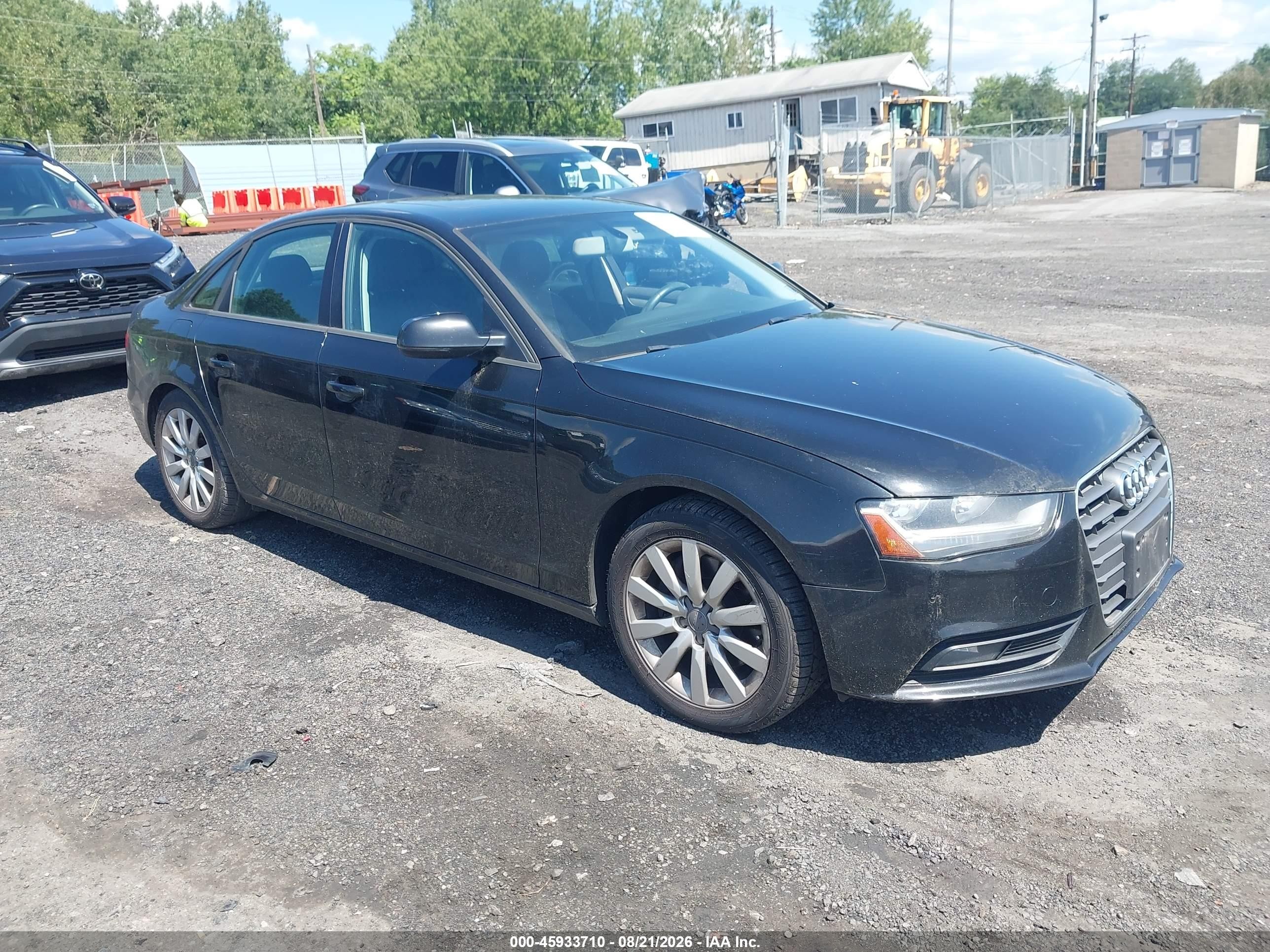 2013 Audi A4 2.0t Premium Black vin: WAUBFAFL5DN009877