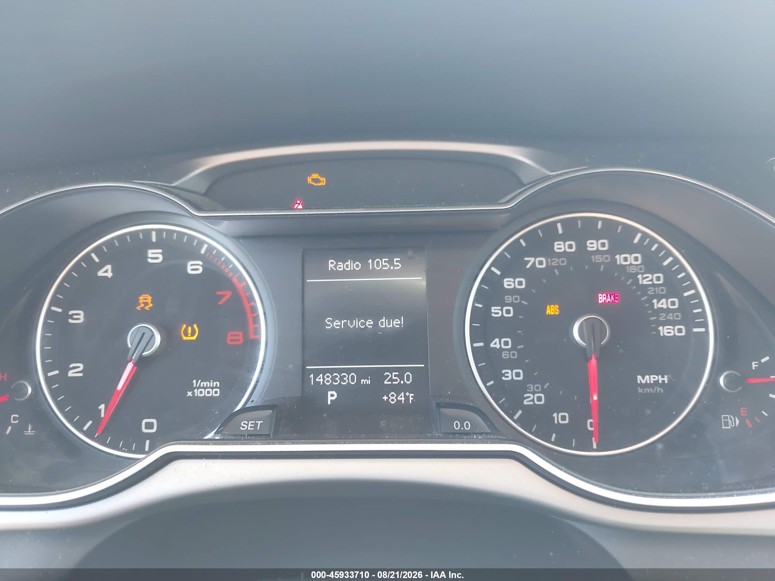 2013 Audi A4 2.0t Premium Black vin: WAUBFAFL5DN009877
