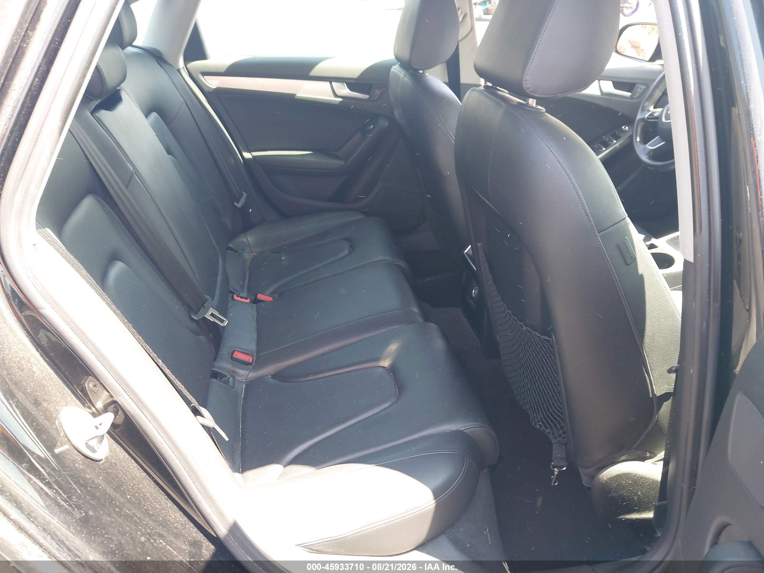 2013 Audi A4 2.0t Premium Black vin: WAUBFAFL5DN009877