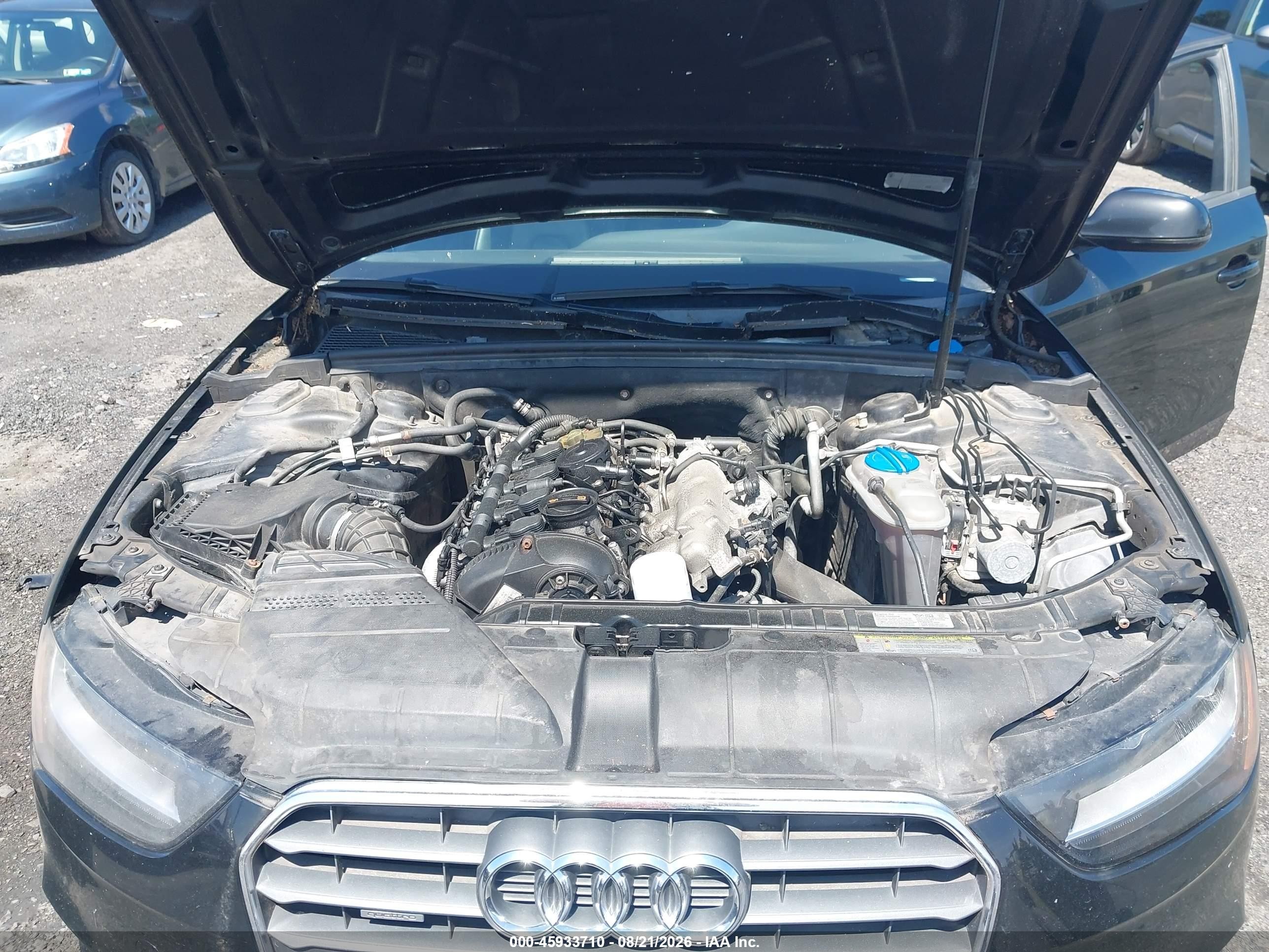 2013 Audi A4 2.0t Premium Black vin: WAUBFAFL5DN009877