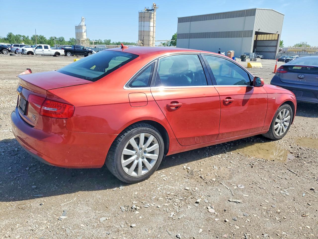 2013 Audi A4 Premium Red vin: WAUBFAFL5DN043186