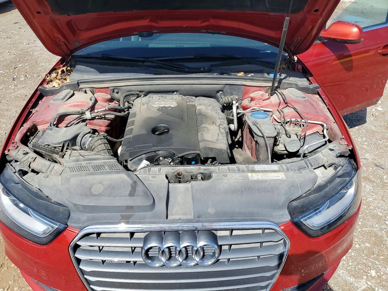 2013 Audi A4 Premium Red vin: WAUBFAFL5DN043186