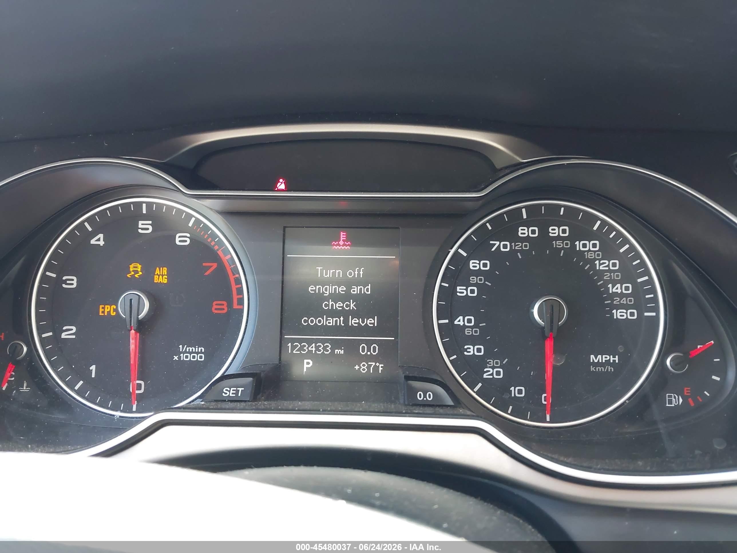 2013 Audi A4 2.0t Premium Blue vin: WAUBFAFL5DN045391