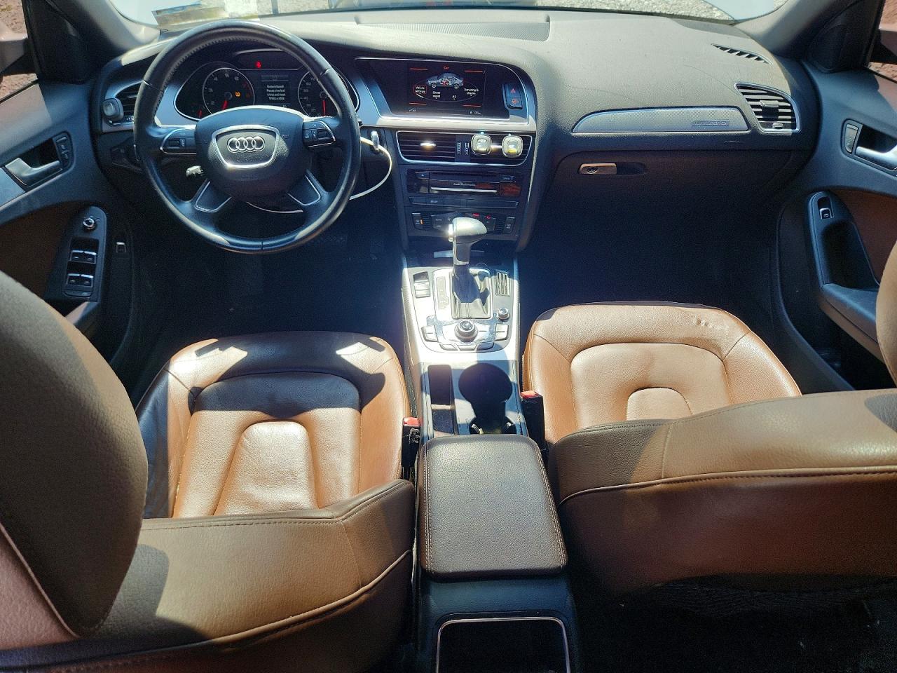 2014 Audi A4 Premium White vin: WAUBFAFL5EA031225