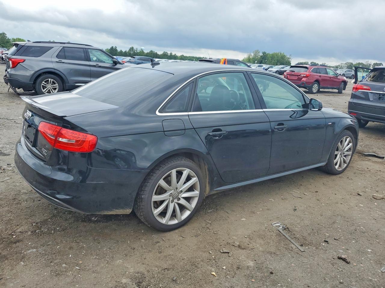 2014 Audi A4 Premium Черный vin: WAUBFAFL5EA074060