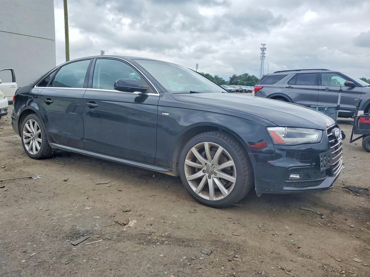 2014 Audi A4 Premium Черный vin: WAUBFAFL5EA074060
