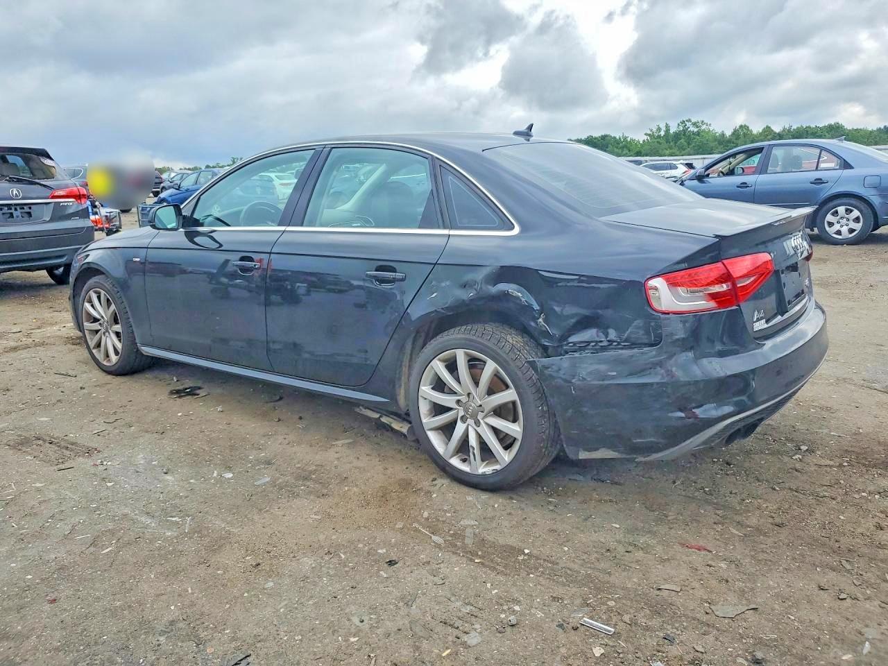 2014 Audi A4 Premium Черный vin: WAUBFAFL5EA074060