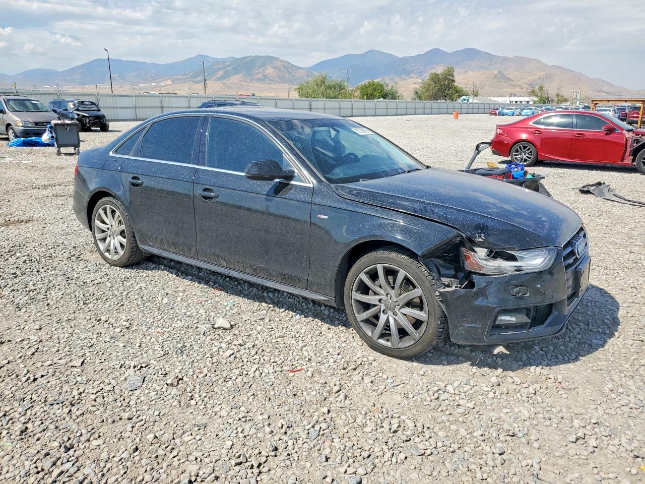 2014 Audi A4 Premium Black vin: WAUBFAFL5EN003093