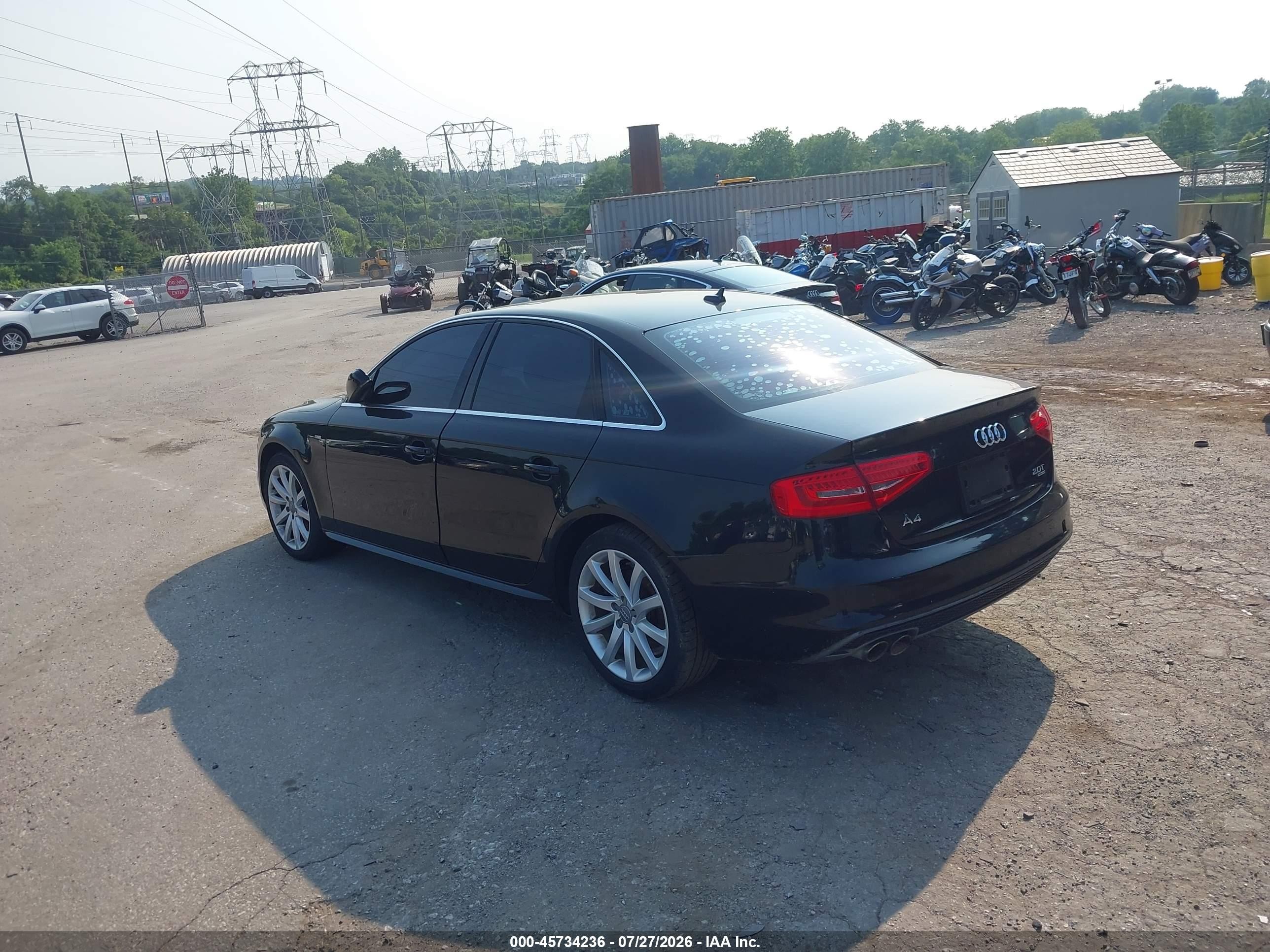 2014 Audi A4 2.0t Premium Black vin: WAUBFAFL5EN044582