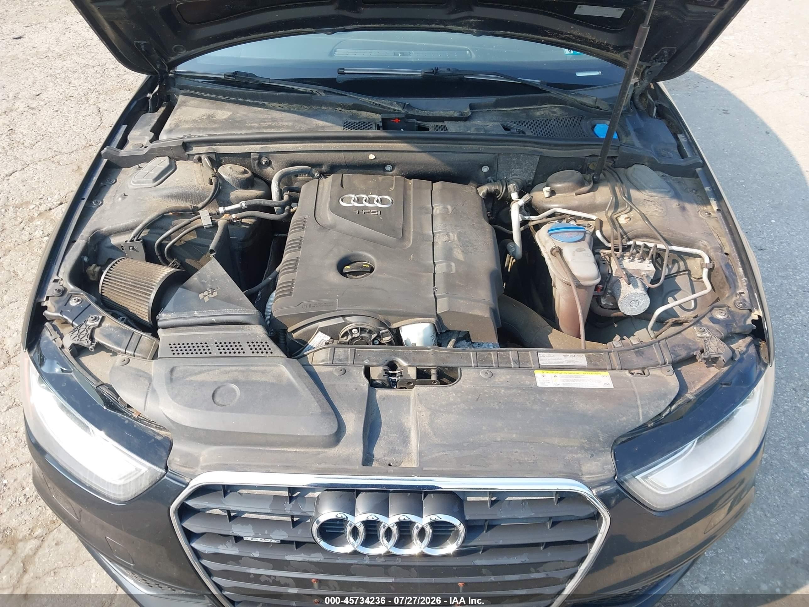 2014 Audi A4 2.0t Premium Black vin: WAUBFAFL5EN044582