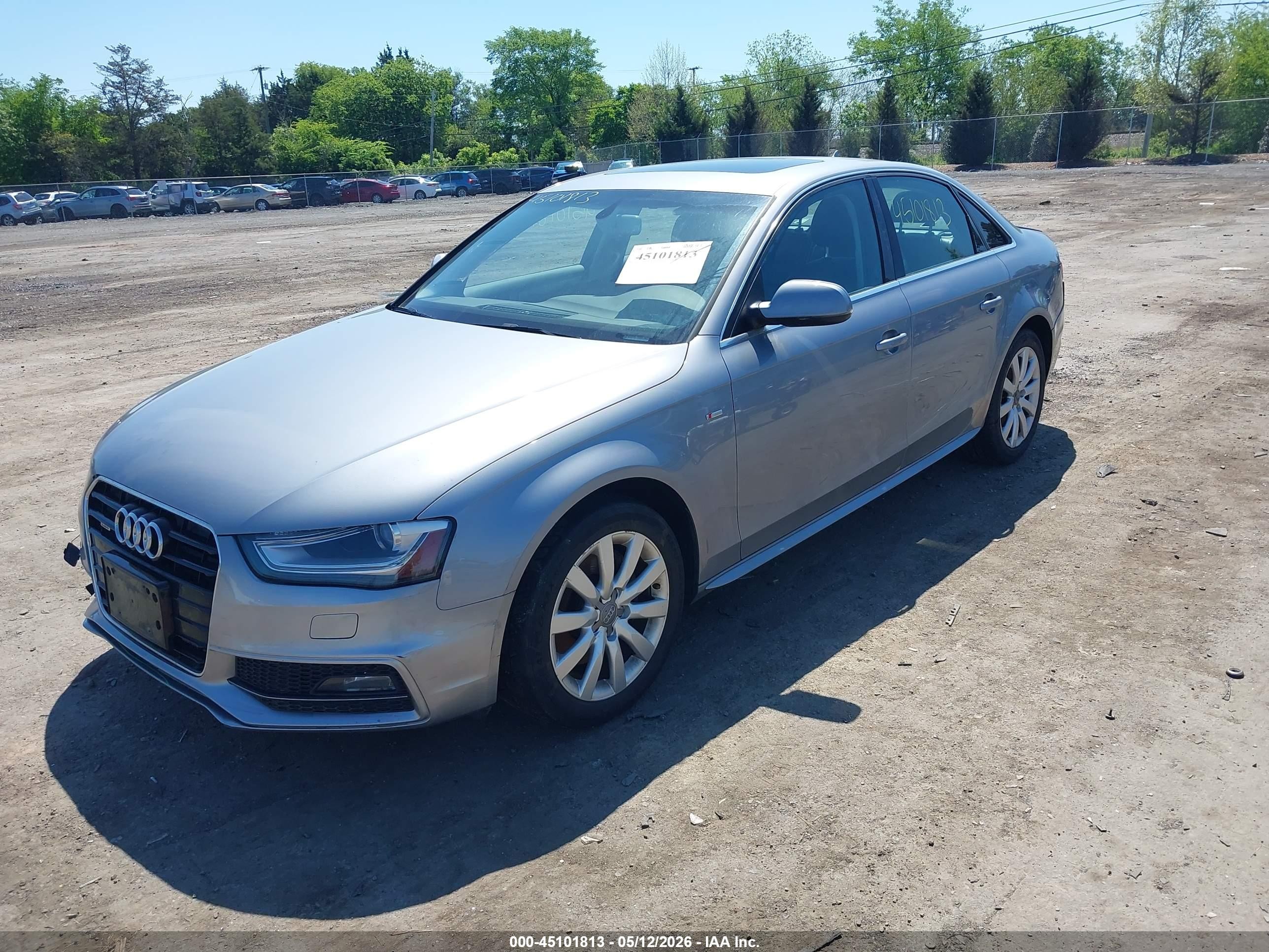 2015 Audi A4 2.0t Premium Silver vin: WAUBFAFL5FN002687