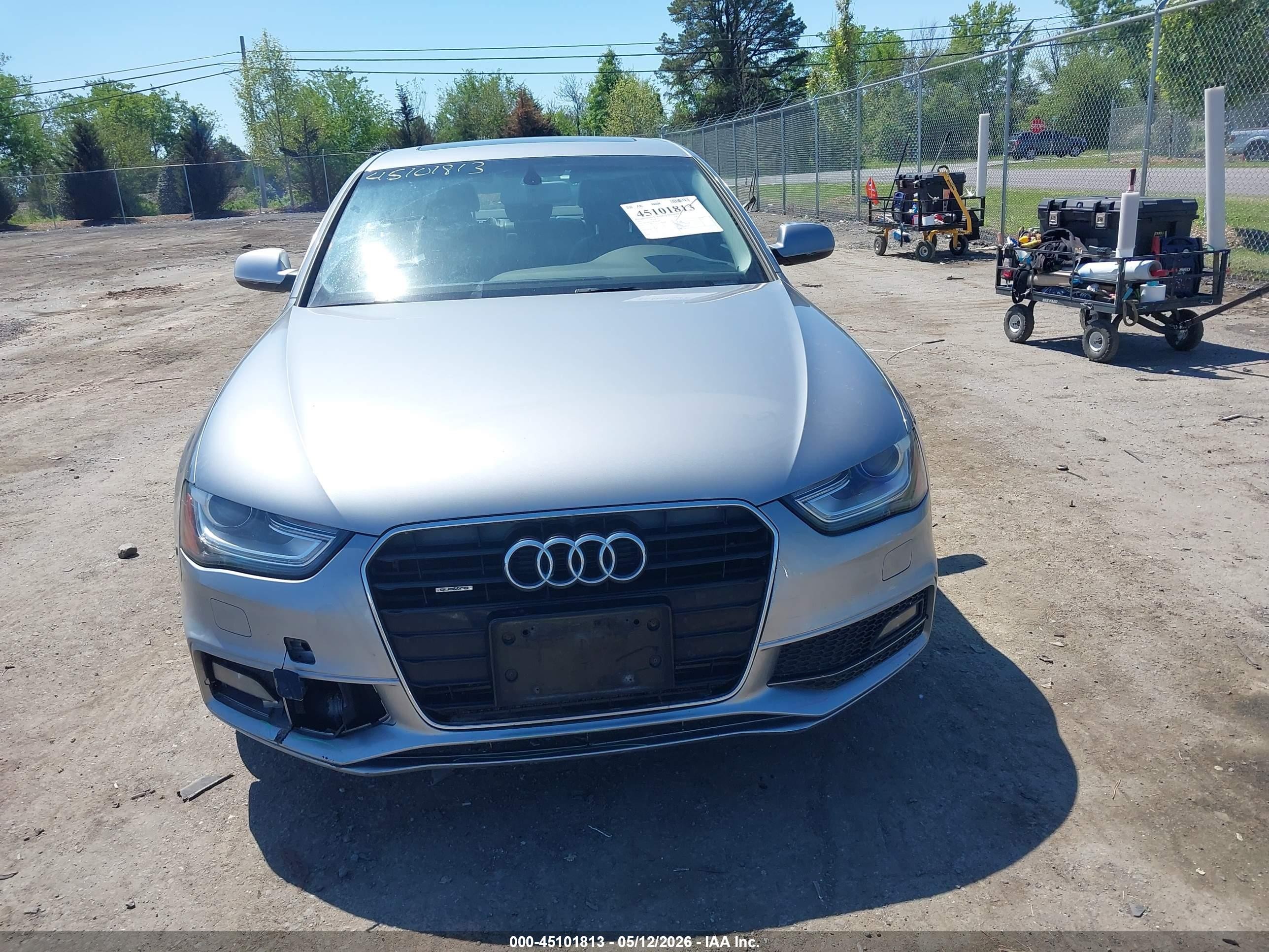 2015 Audi A4 2.0t Premium Silver vin: WAUBFAFL5FN002687