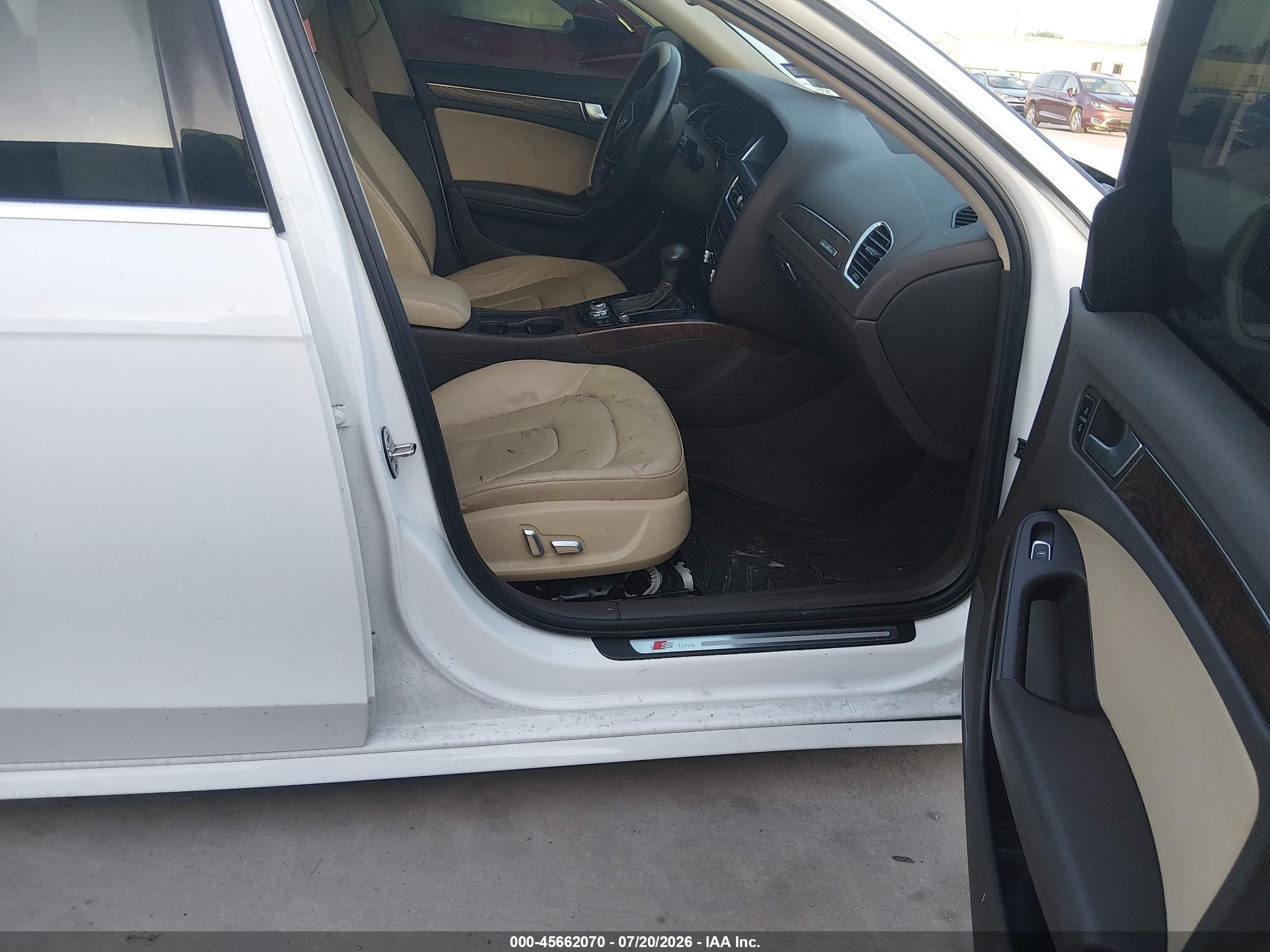 2015 Audi A4 2.0t Premium White vin: WAUBFAFL5FN019943