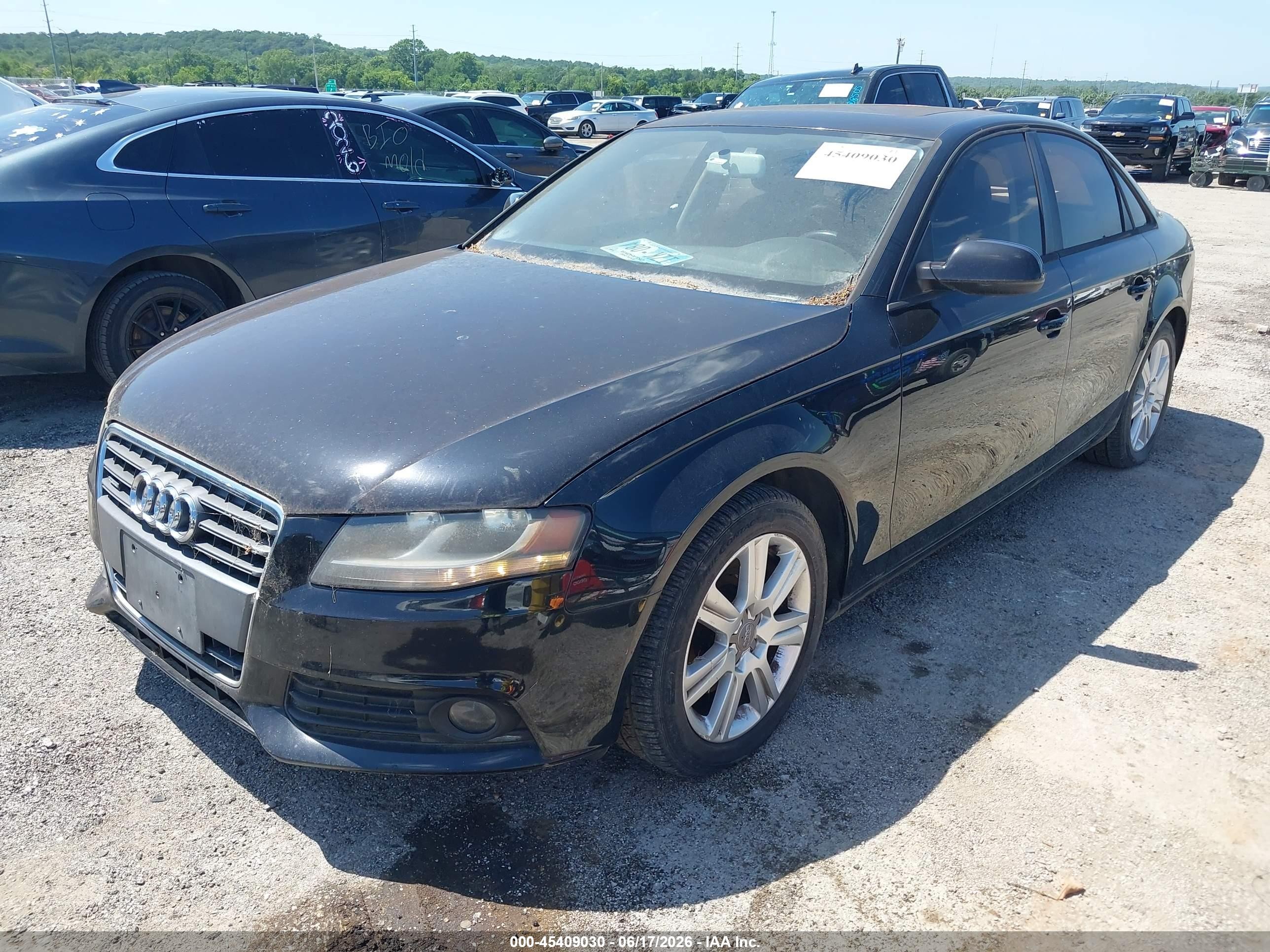 2010 Audi A4 2.0t Premium Black vin: WAUBFAFL6AN033455