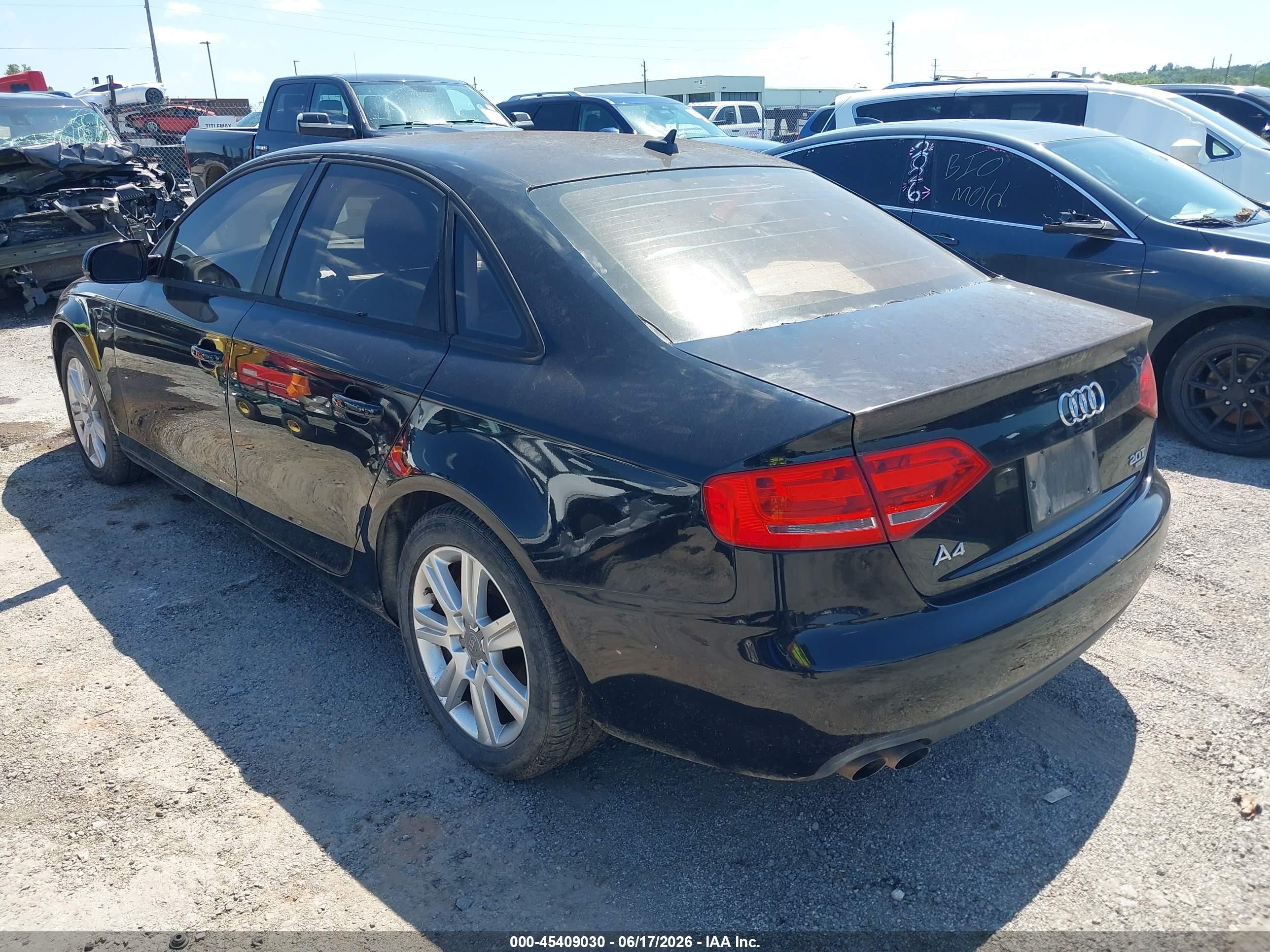 2010 Audi A4 2.0t Premium Black vin: WAUBFAFL6AN033455