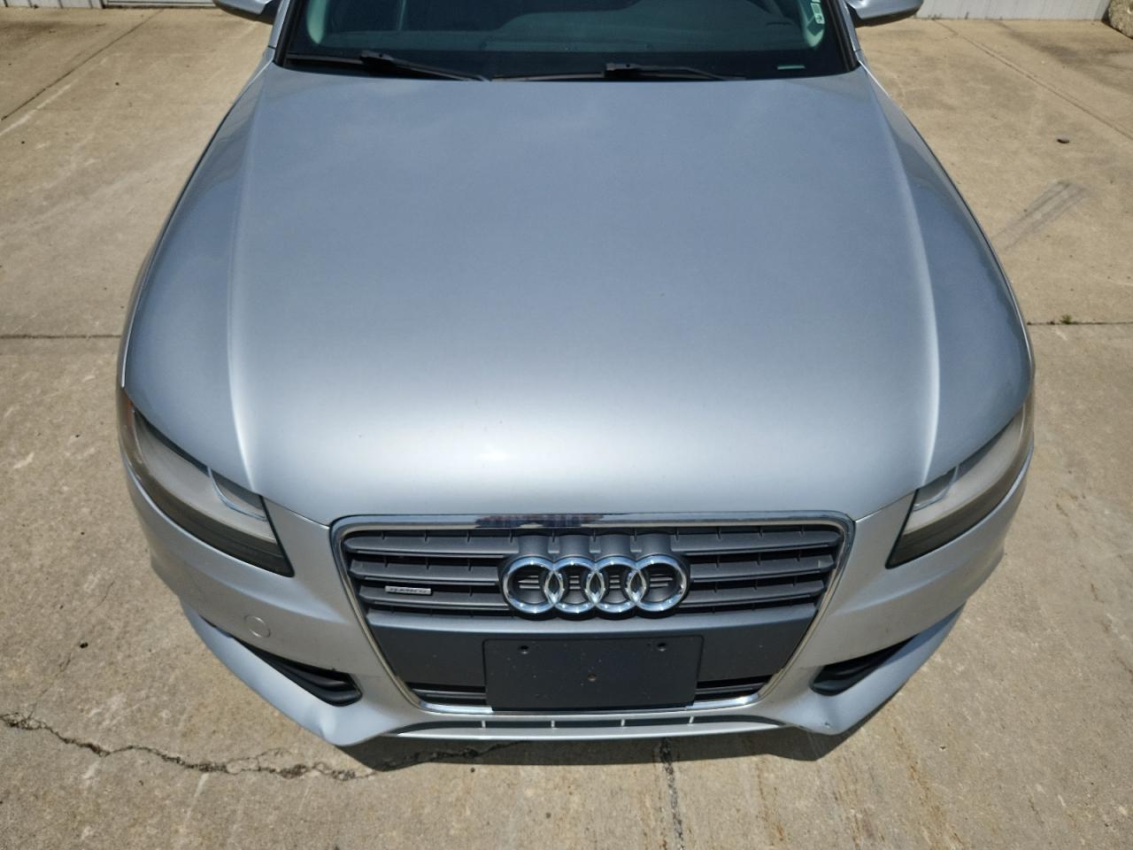 2010 Audi A4 Premium Silver vin: WAUBFAFL6AN042544 Damage: Hood, Chipped, 2
