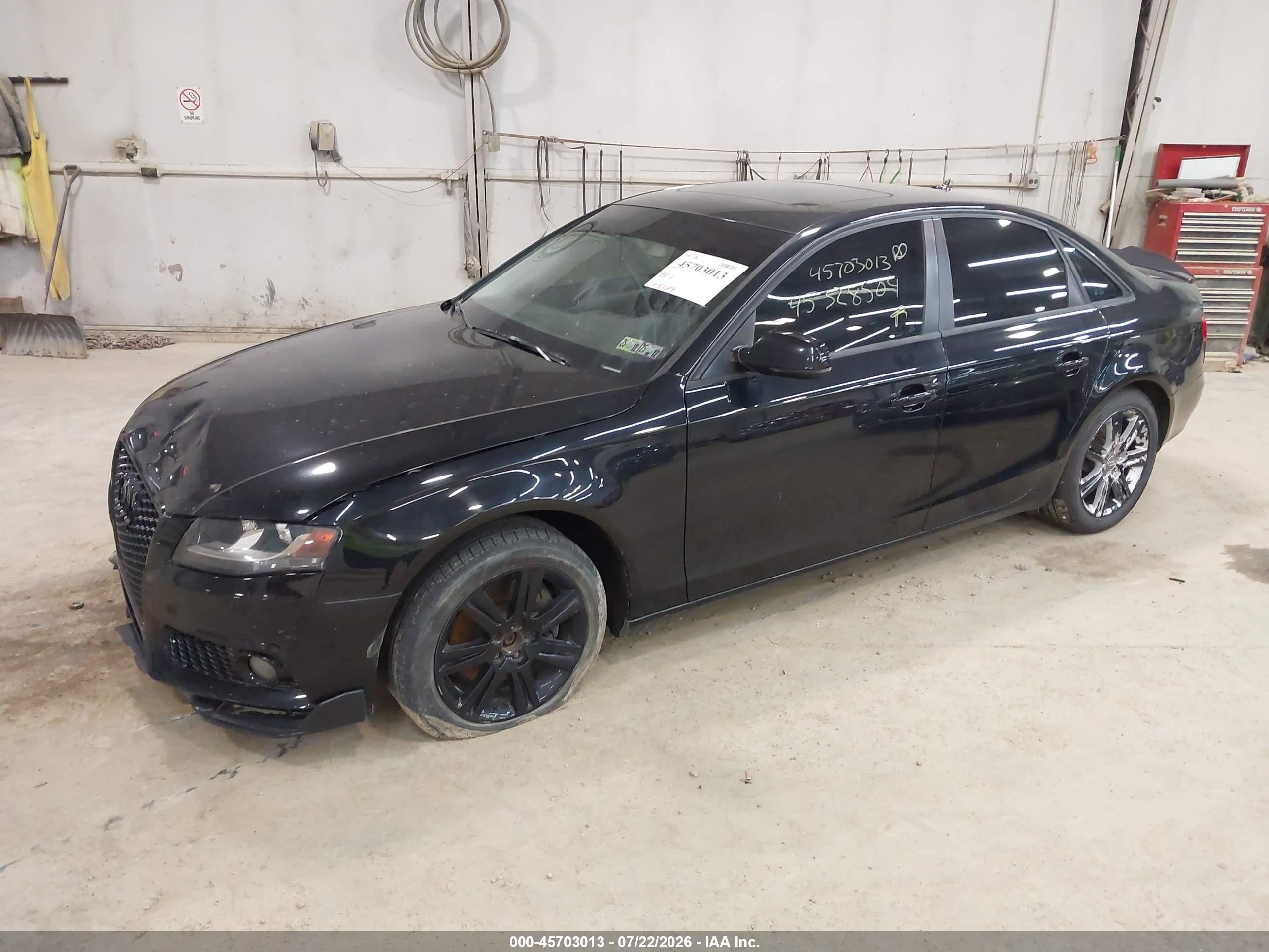 2011 Audi A4 2.0t Premium Black vin: WAUBFAFL6BN038690