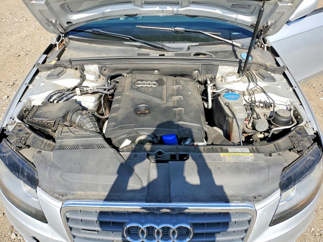 2012 Audi A4 Premium Silver vin: WAUBFAFL6CA088241