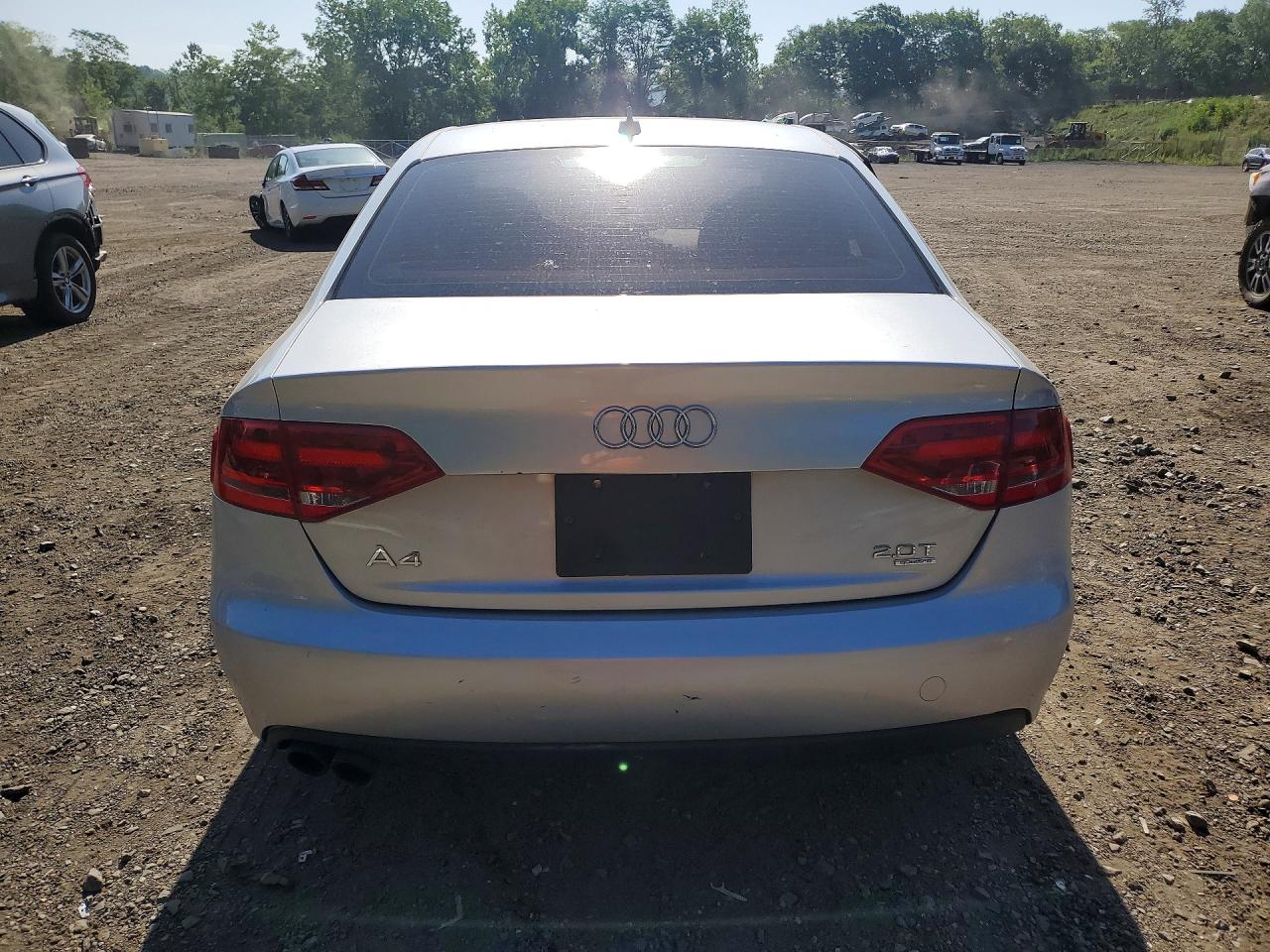 2012 Audi A4 Premium Silver vin: WAUBFAFL6CA088241