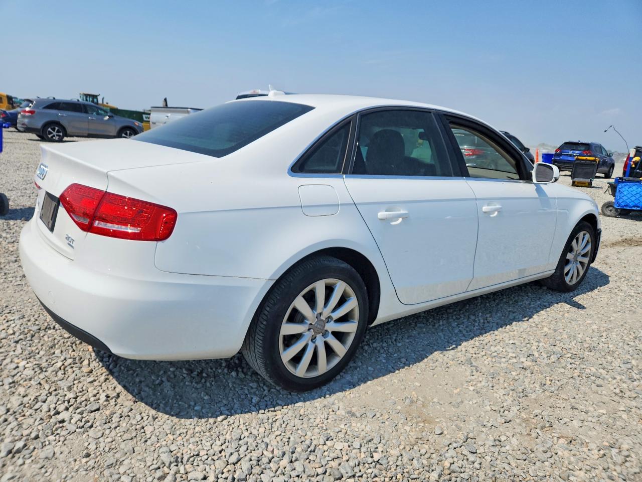 2012 Audi A4 Premium White vin: WAUBFAFL6CA120492
