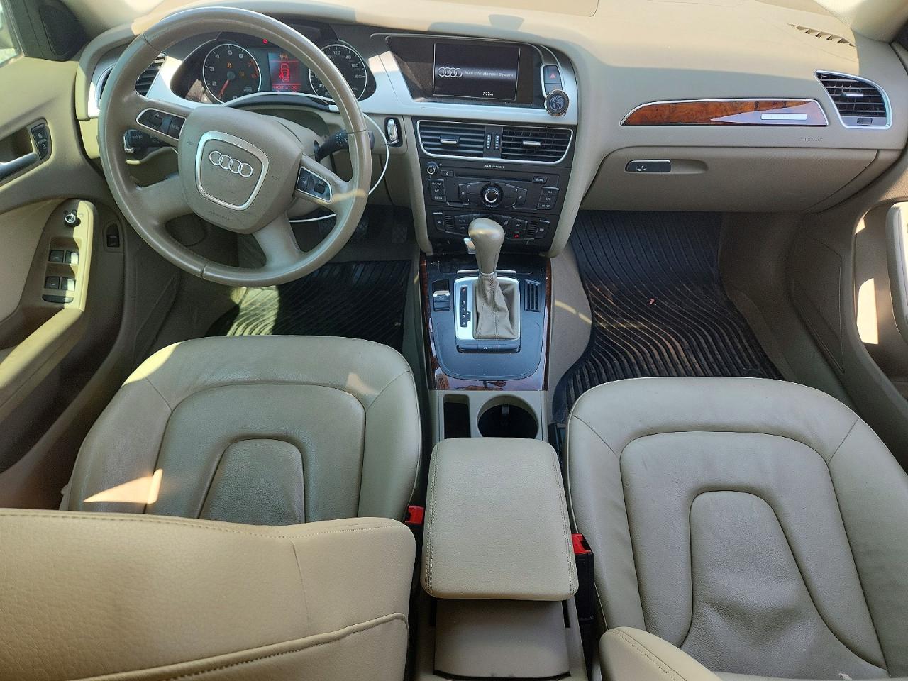 2012 Audi A4 Premium White vin: WAUBFAFL6CA120492